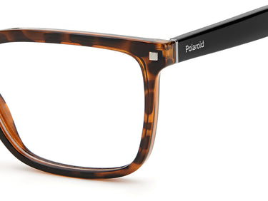 Premium Men Polaroid Eyeglasses: PLD D436 - Havana - SpecSMART Eye Clinic (Zoom View)